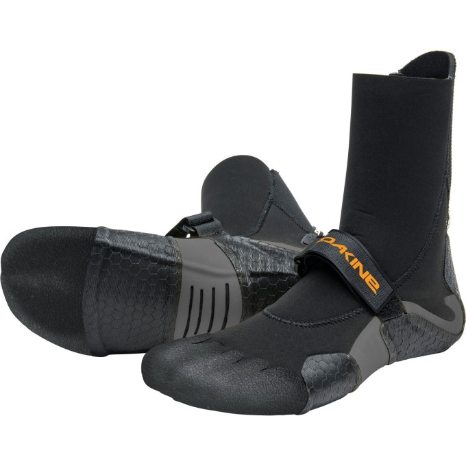 Гидротапки DAKINE UNISEX CYCLONE SPLIT TOE BOOT 3/2MM BLACK Размер 6 DK21U3STB (0604565438096)